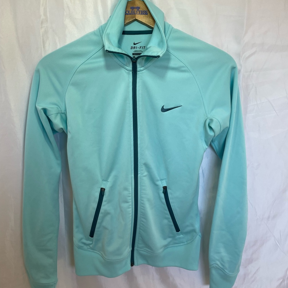 Turquoise Nike Running Jacket